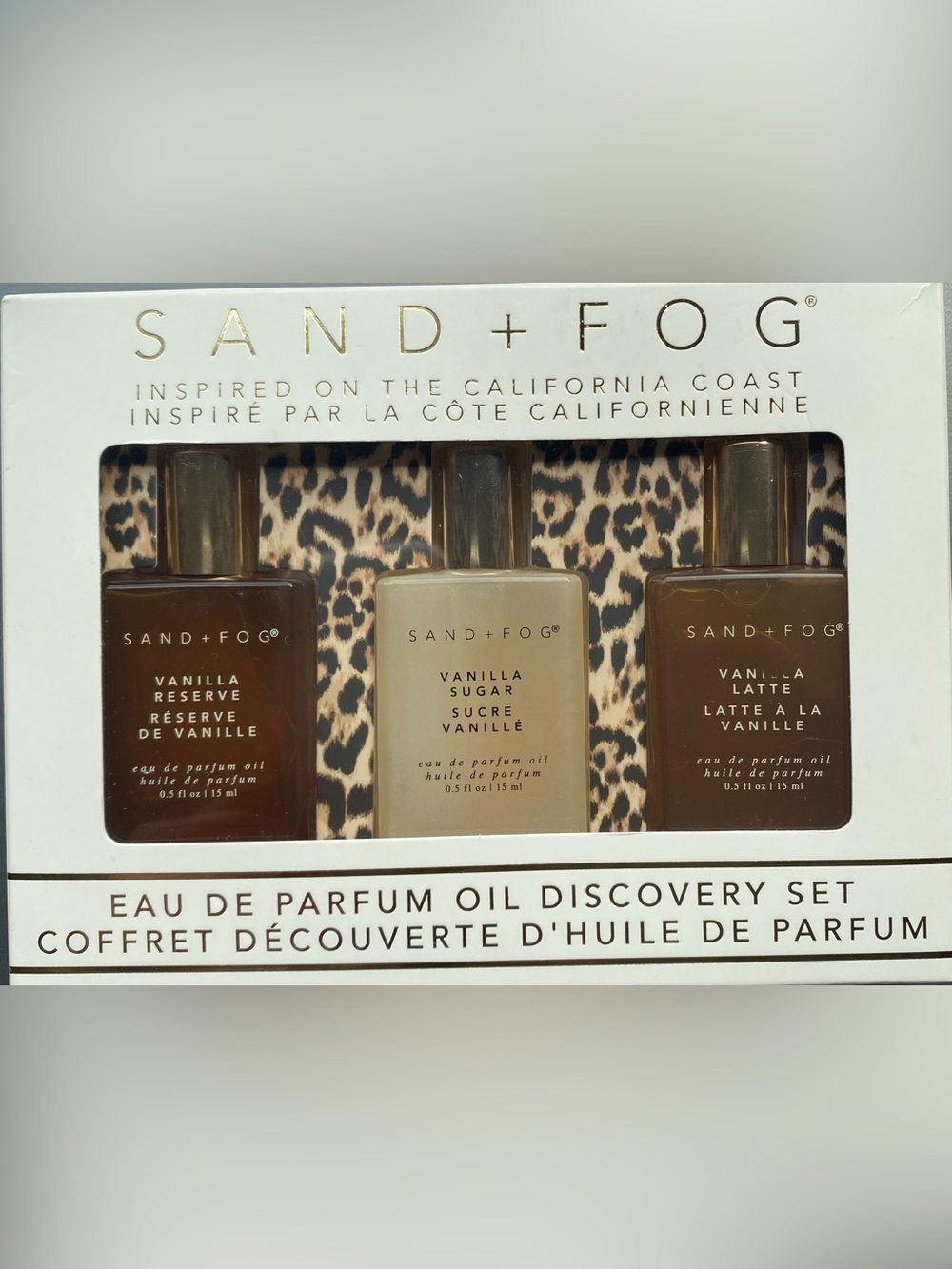 SAND + FOG Vanilla Trio Oil Rollers Discovery Set (3 x 15mL)